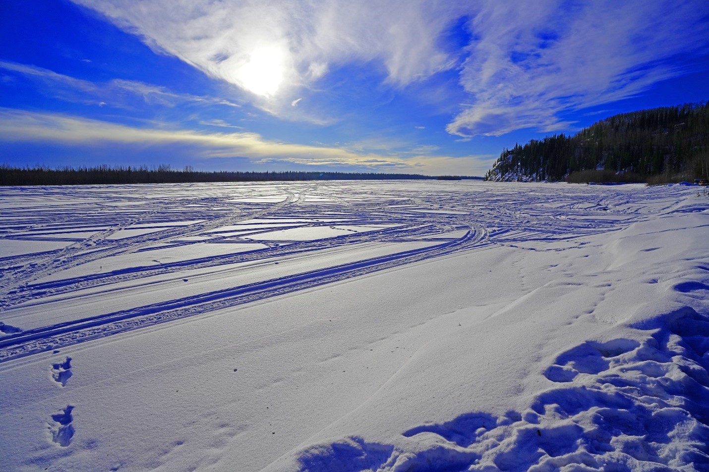 Photo of Tanana River in winter