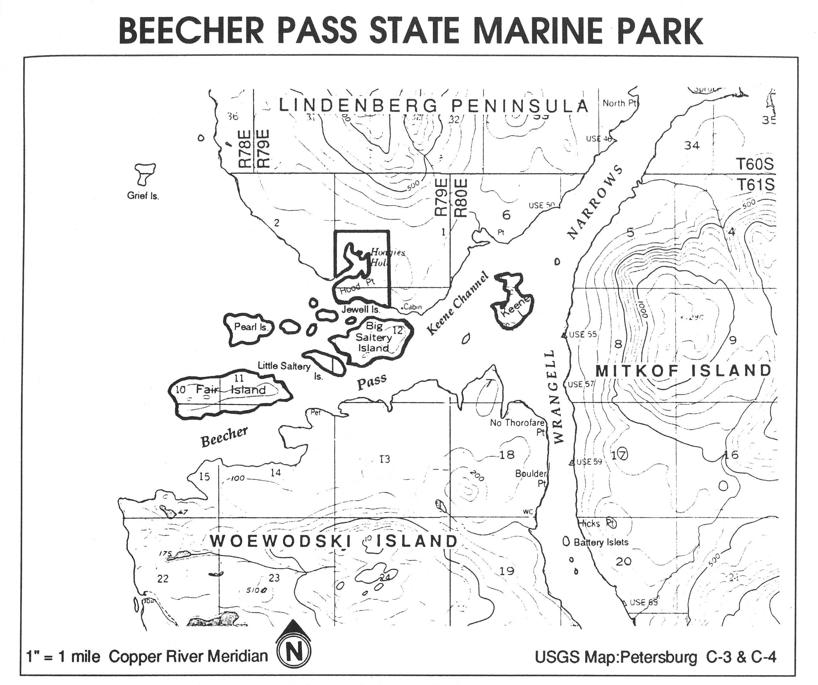 Beecher Pass Map