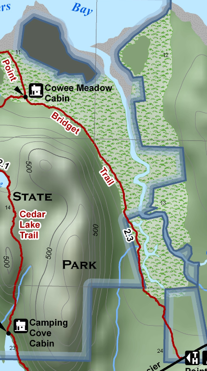 Cowee Meadow Cabin Location Map
