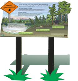 Under Construction Interpretation Panel