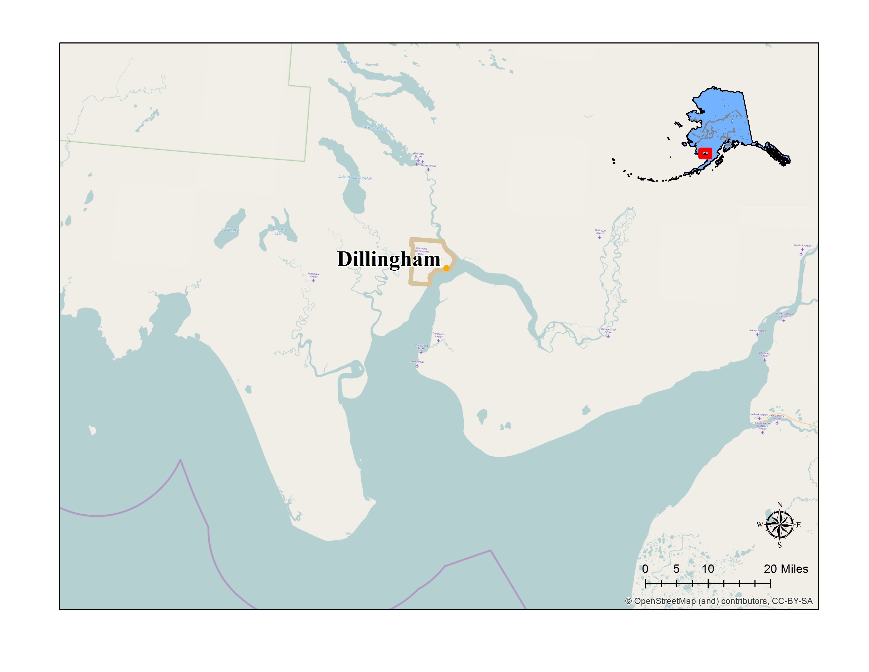 Dillingham Map