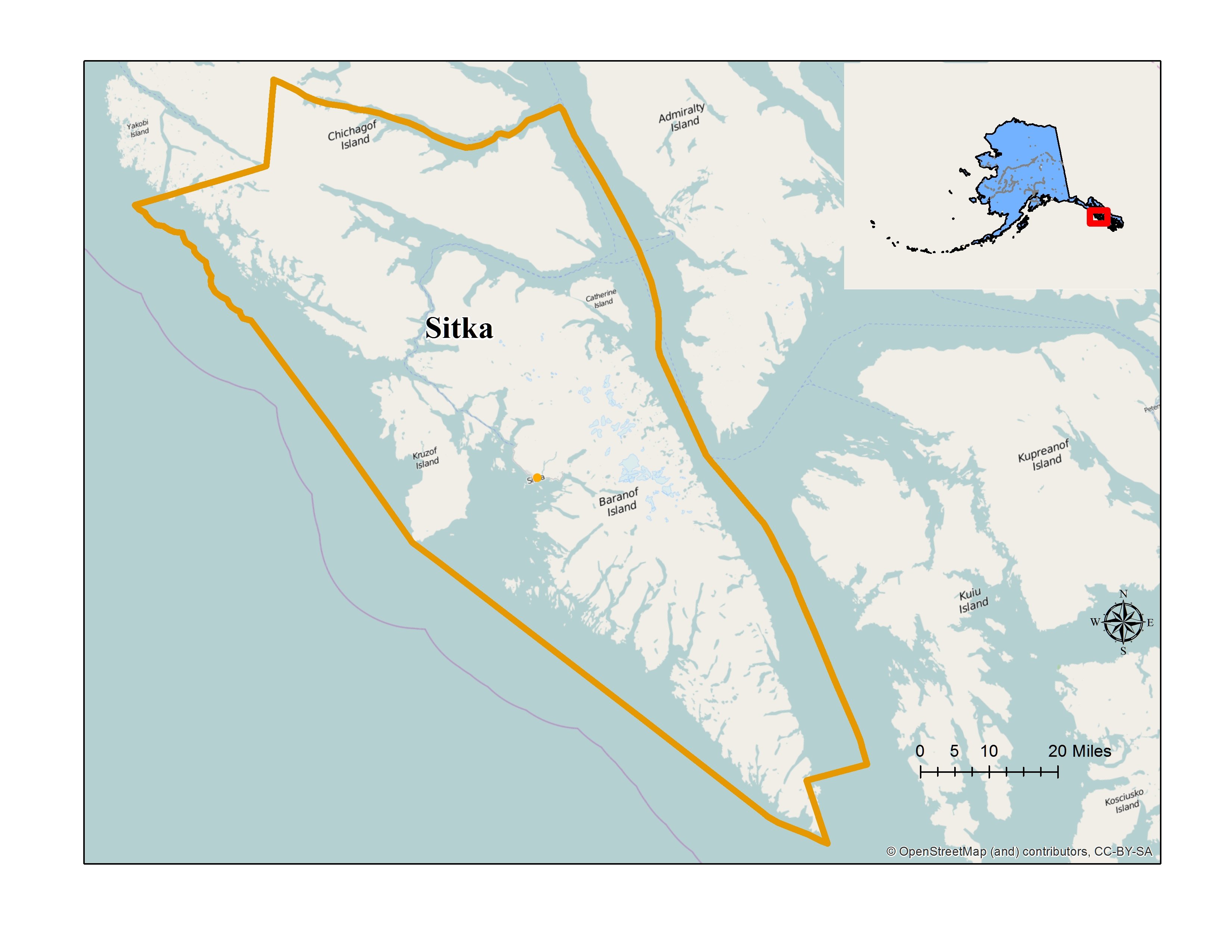 Sitka Map