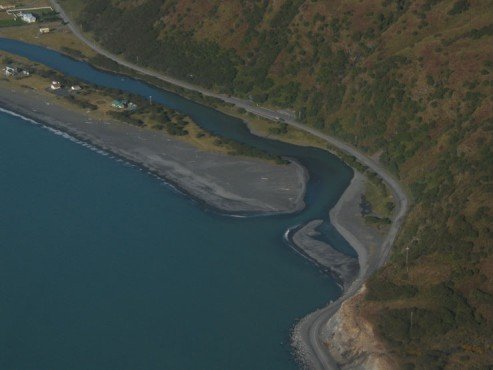 Aerial Photo of Pasagshak River SRS