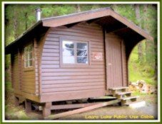 Laura Lake Cabin Outside