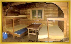 Pillar Cabin  Bunks