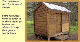 Pillar Cabin Wood Shed
