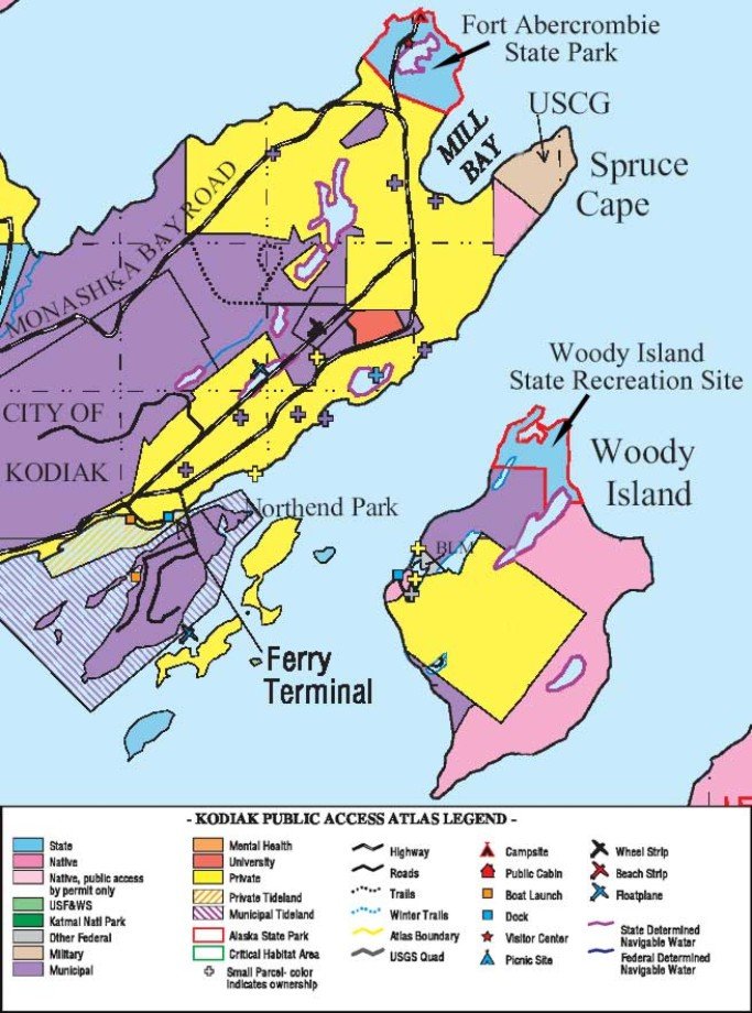 Woody Island State Recreation Site Land Use Map