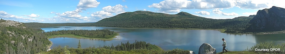Man overlooking the Lake