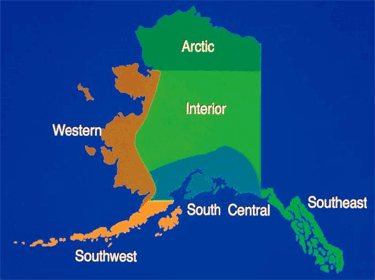 map of alaska