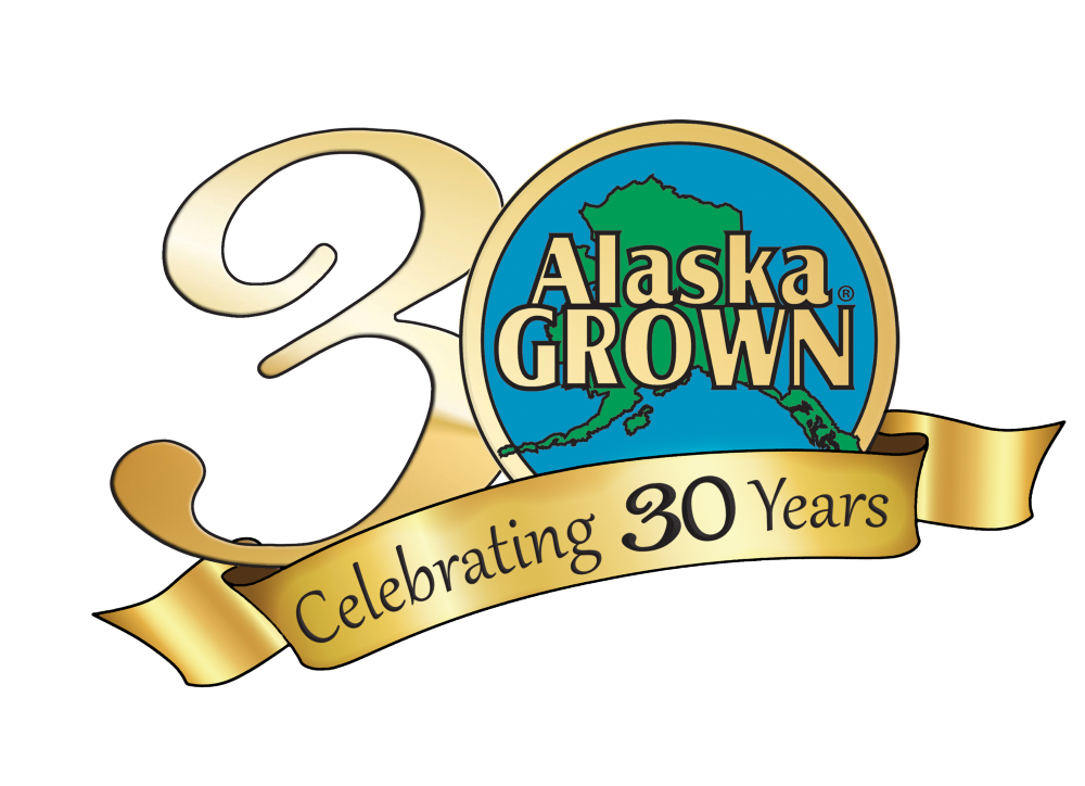 Alaska Grown 30 year logo