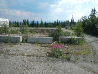 Former fuel tank storage on parcel 1149