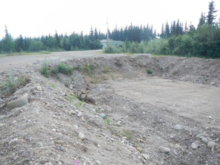 Former fuel tank storage on parcel 1149