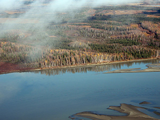 Aerial view of the Dugan Hills RRCS area.
