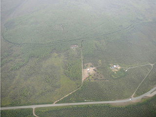 The Steese Hwy and Riverview Subdivision.