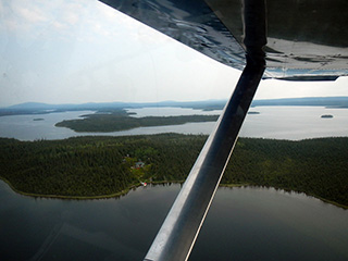 An aerial view of parcels located in USS 4585.