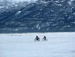 Winter Bicycling up the Knik River