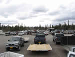 Pavilion parking lot on a Saturday