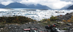 ATVs overlooking Knik Glacier