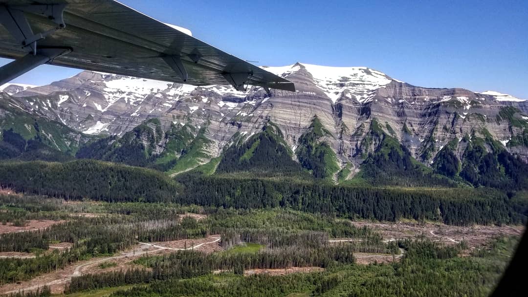 Photo example of impaired land taken from a fly over