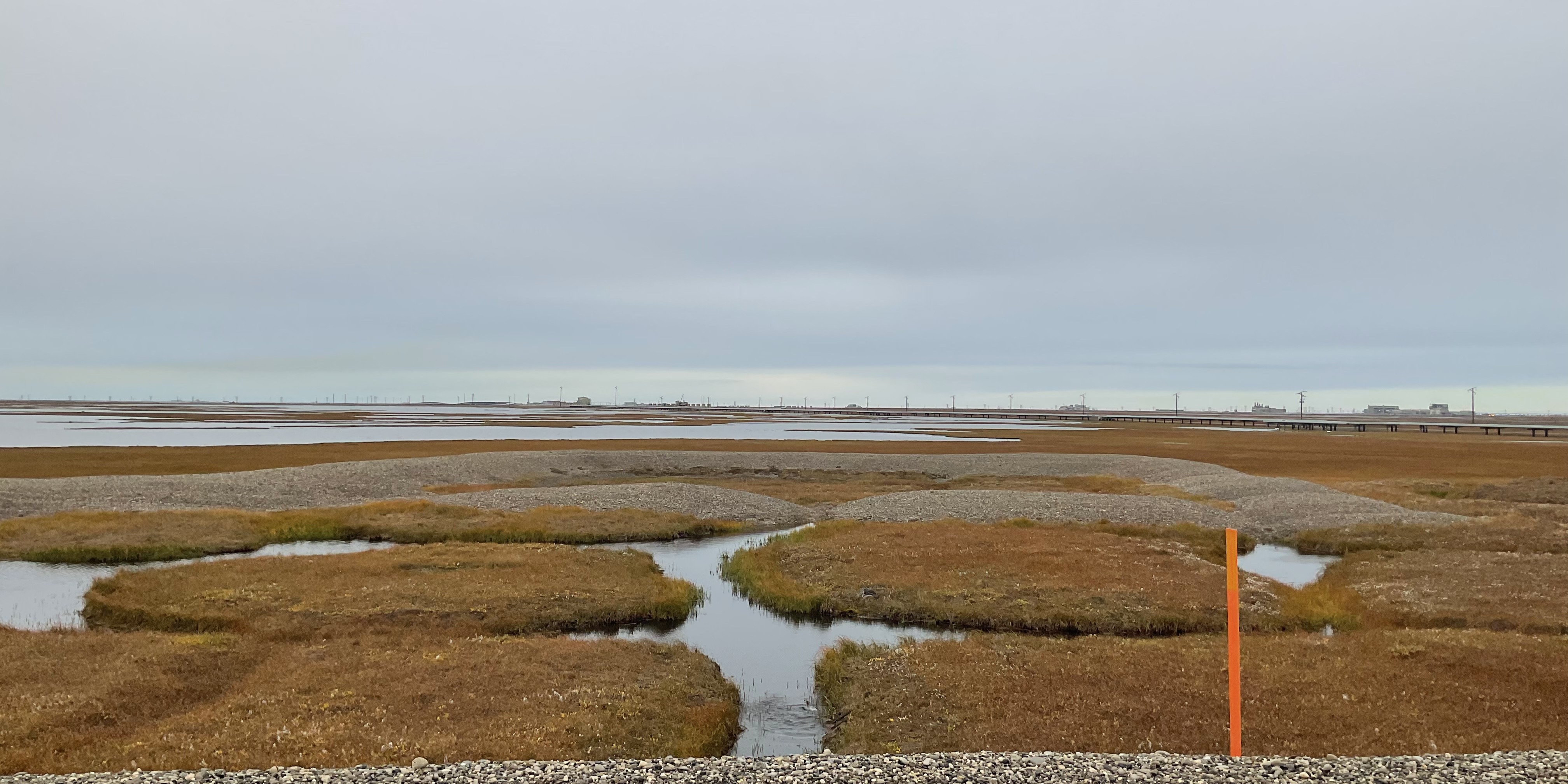 An unused relief pit at Drill Site 13. Decorative.