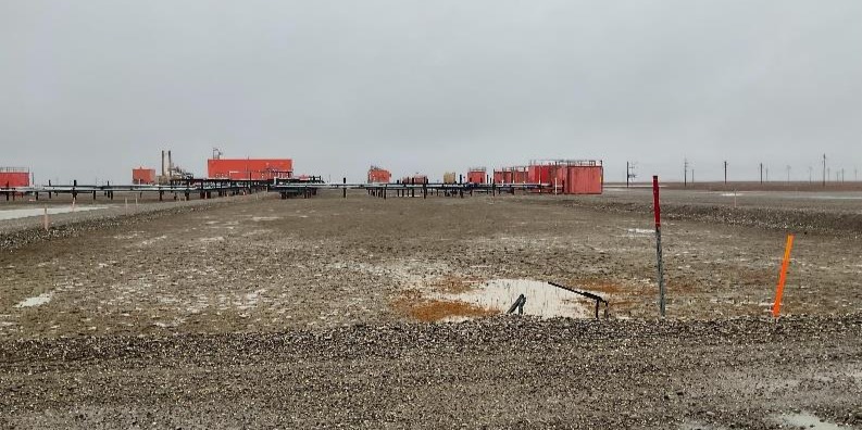 A pit for Drill Site 2Z, North Slope