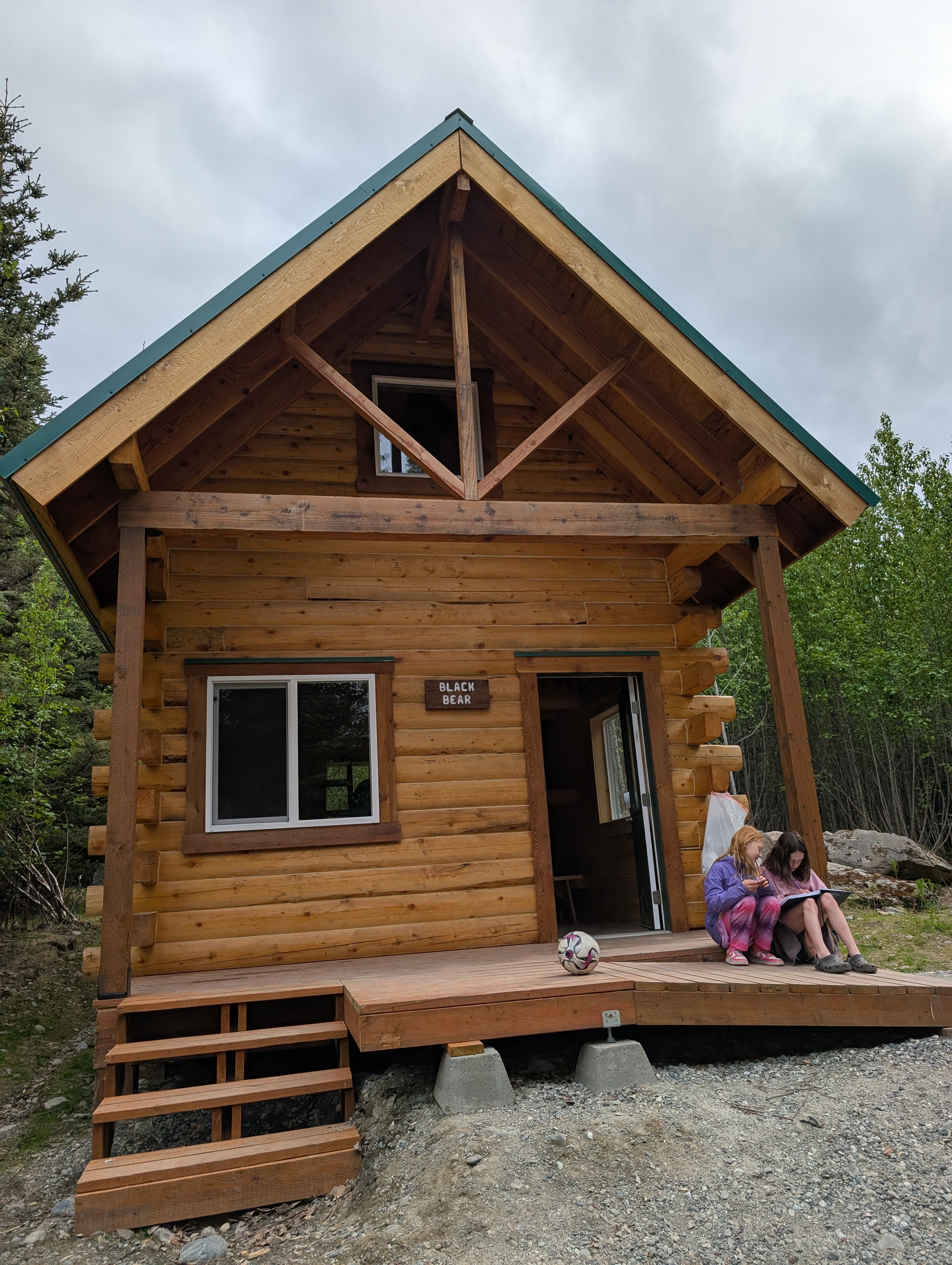 Outside of Black Bear Cabin