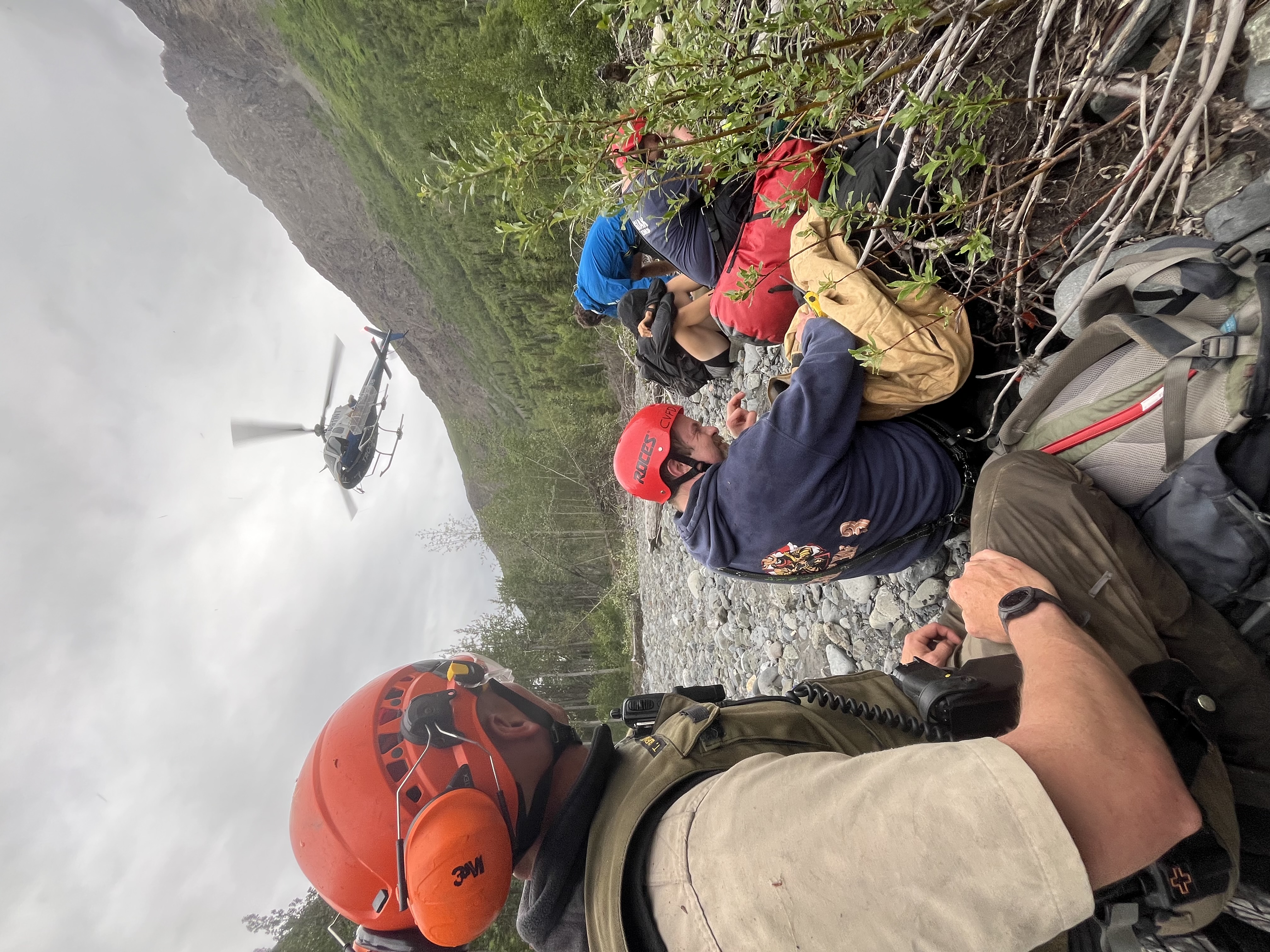 Search and Rescue operation at Bold Peak, Chugach State Park
