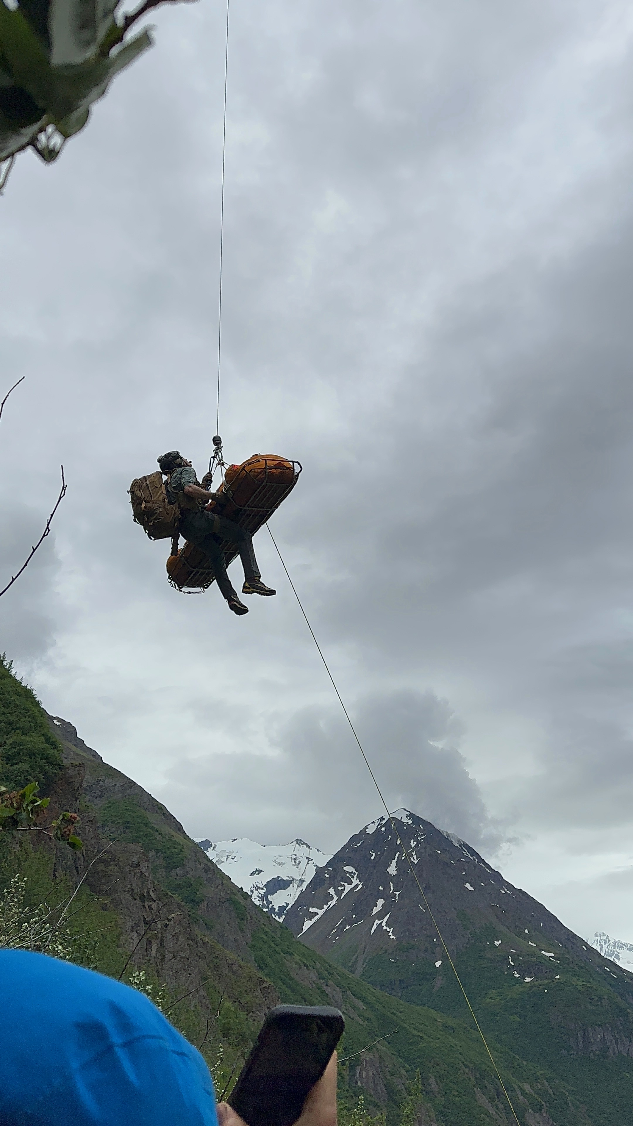 Search and Rescue operation at Bold Peak, Chugach State Park