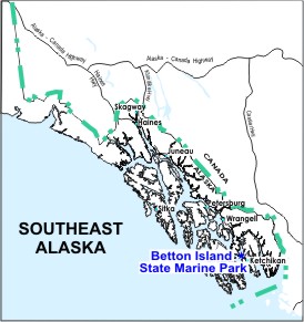 Betton Island SMP location map