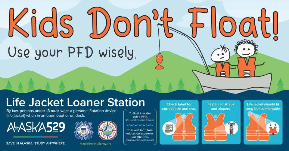 Kids Don't Float PFD graphic