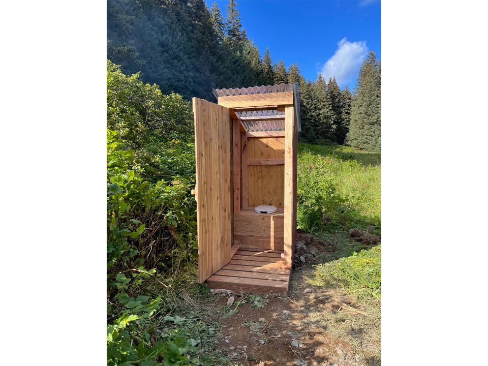Waterfall Bay Cabin Outhouse