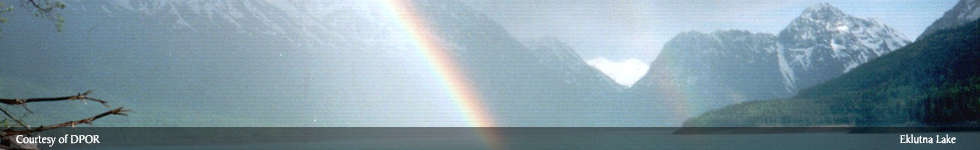 Eklutna Lake Rainbow