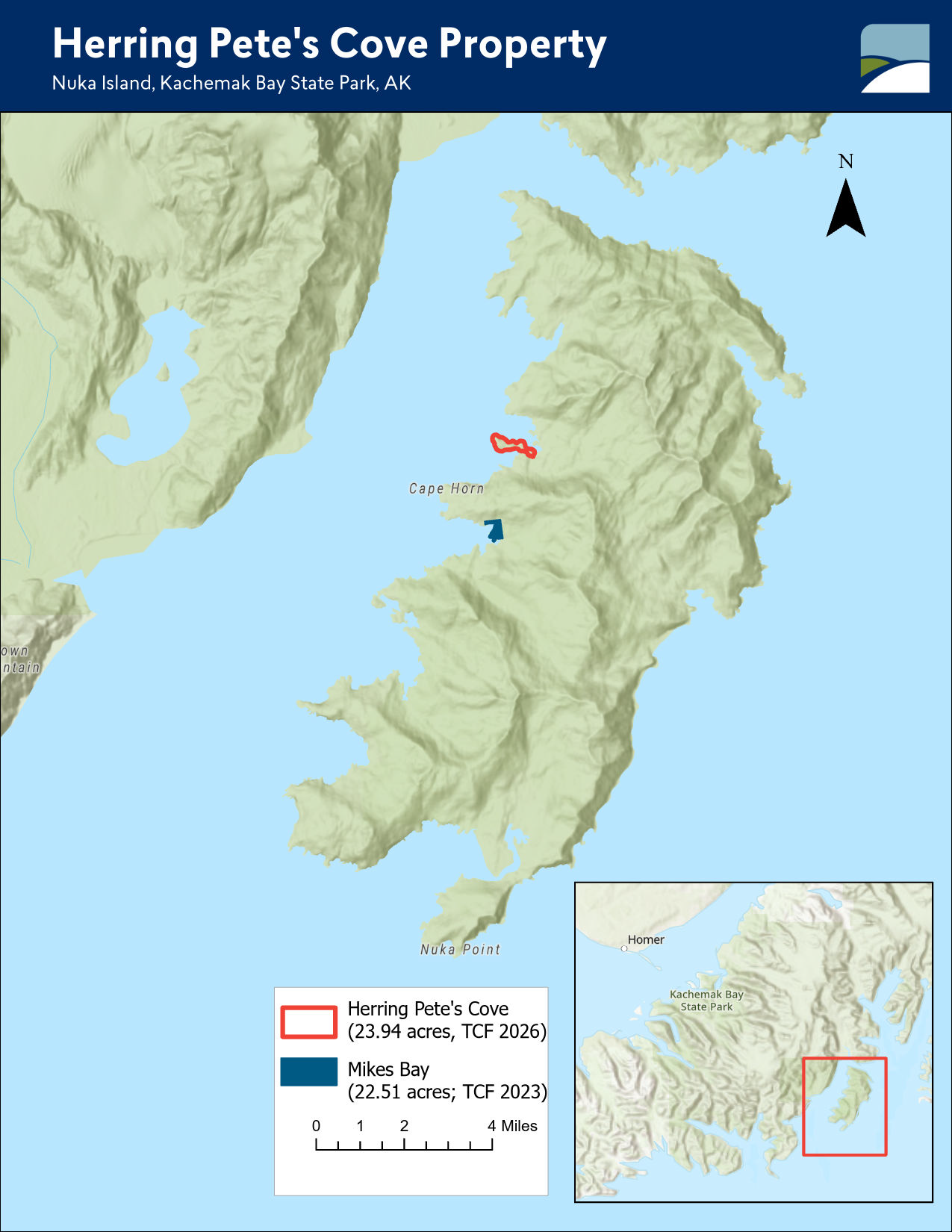 Herring Pete's Cove Map