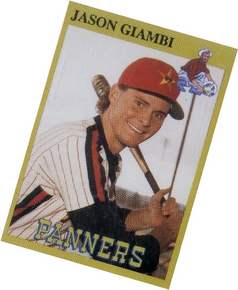 Baseball card of Jason Giambi