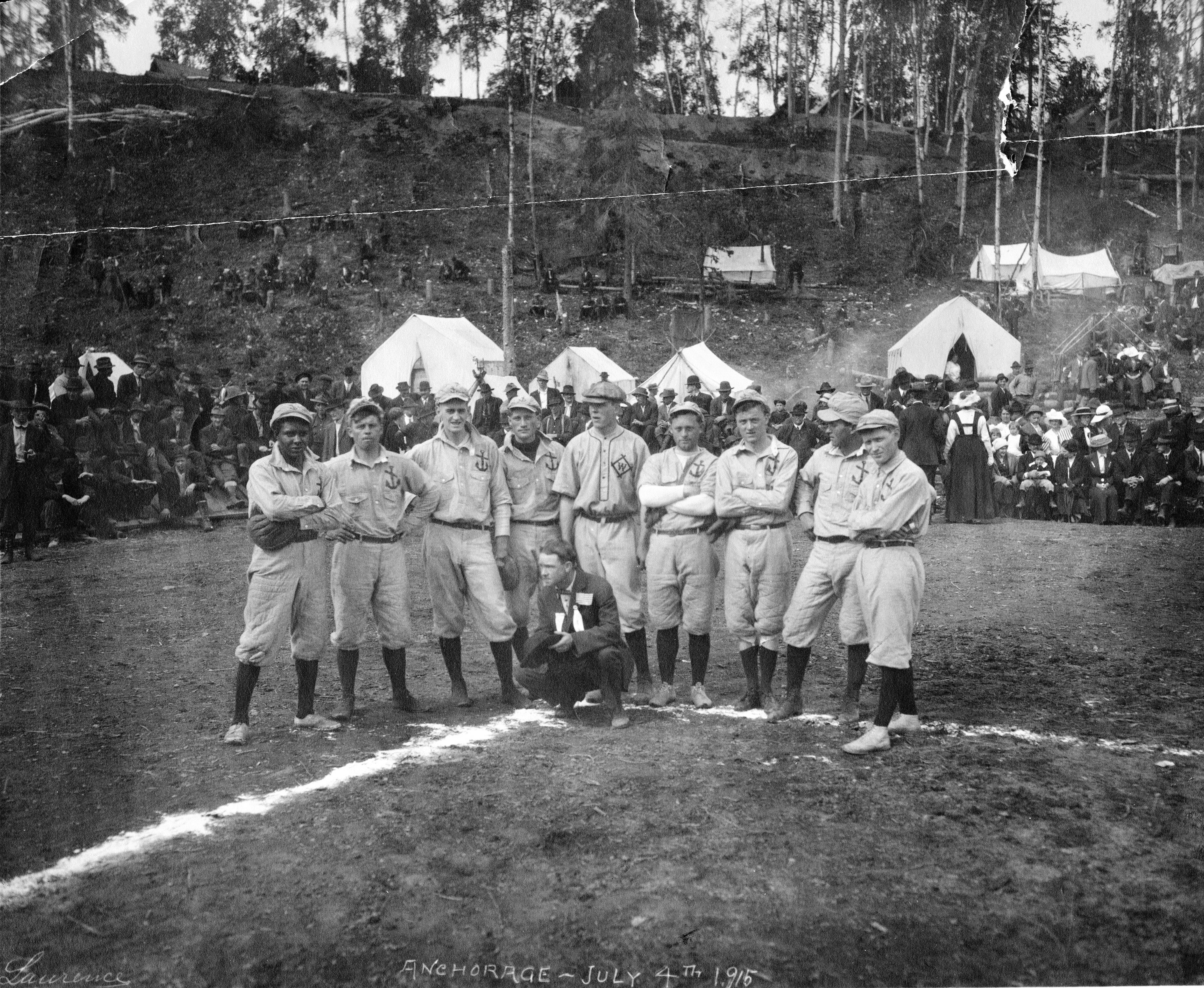 Anchorage-July 4, 1915. Photo by Sydney Laurence. Courtesy of the Anchorage Museum.