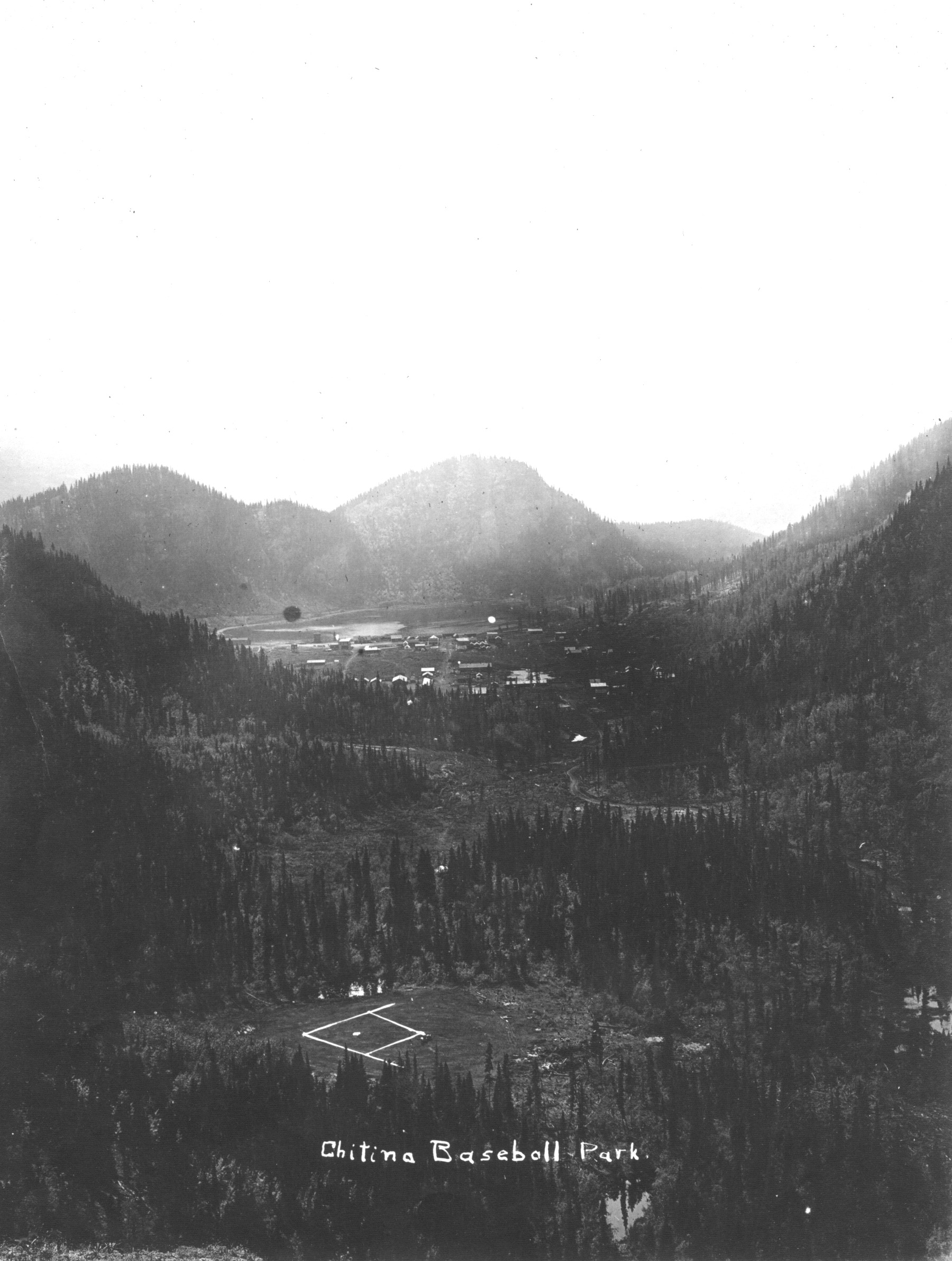 Diamonds carved from the Wilderness. Chitina Baseball Park, ca. 1914.  Courtesy of Geoffrey Bleakley.