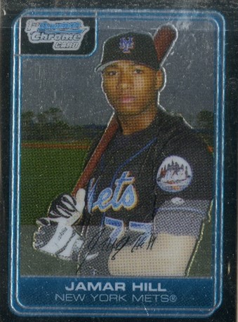 Jamar Hill Baseball Card