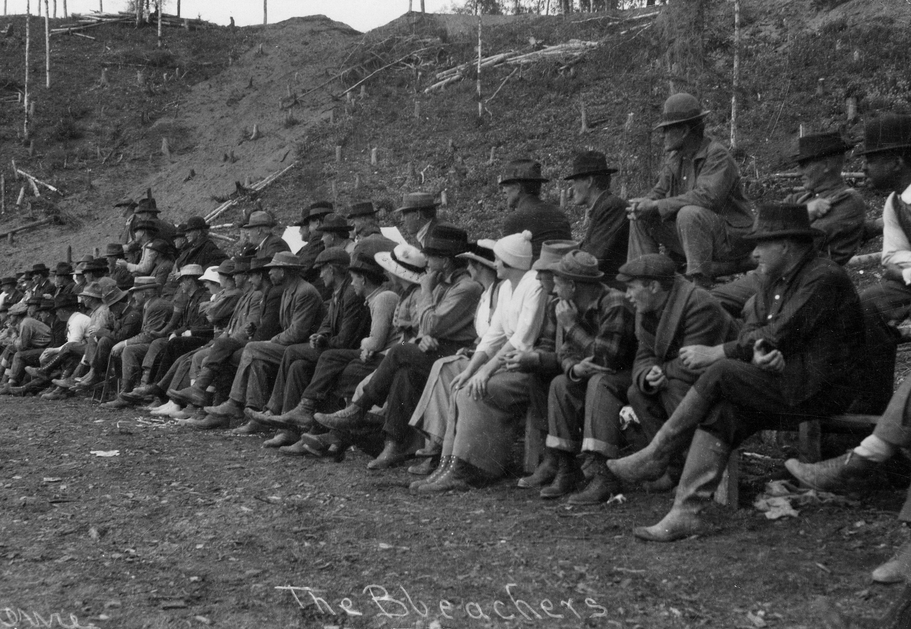 The Bleachers at Ship Creek, ca. 1915. Anchorage Museum.