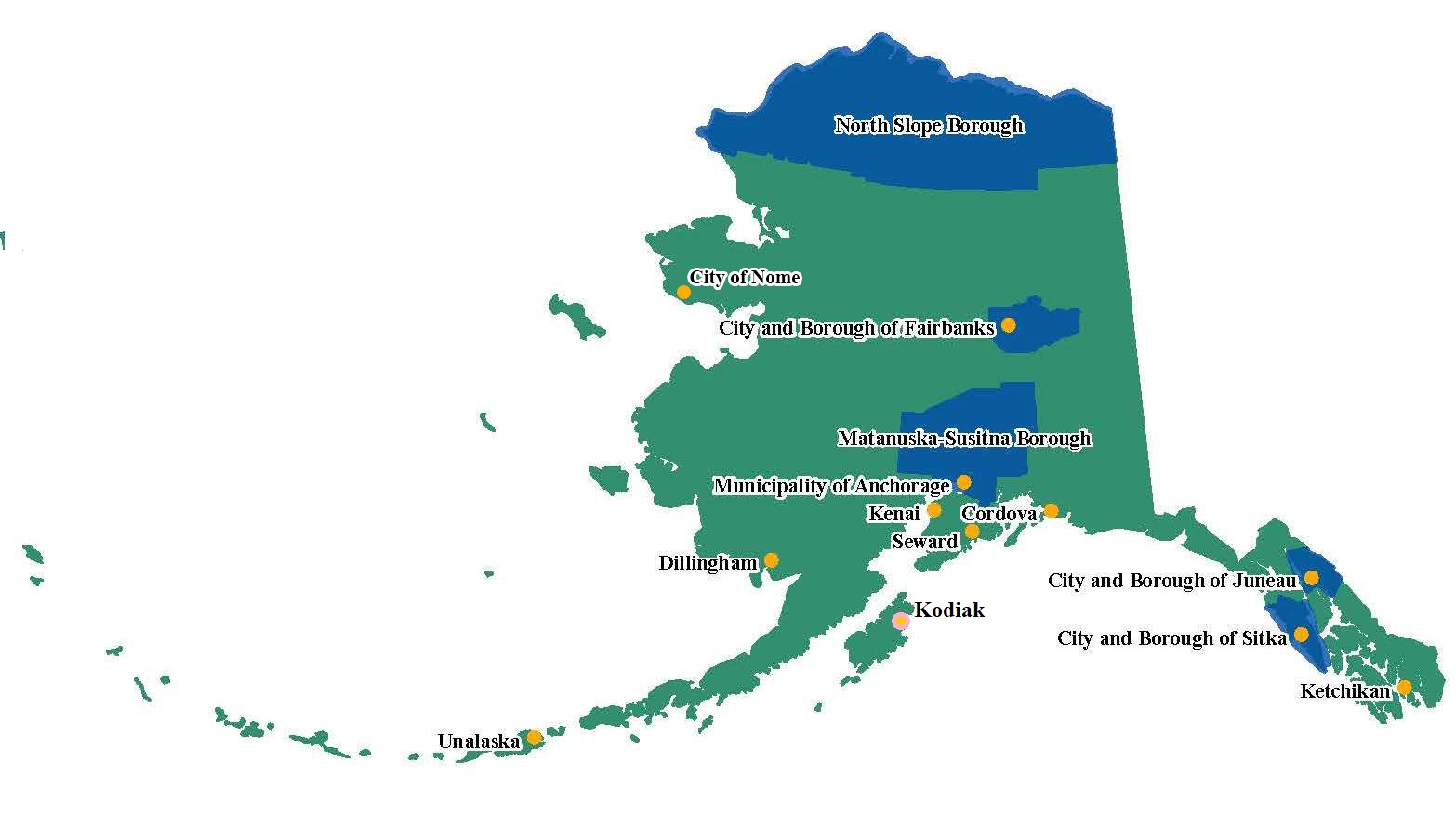 Map of Certified Local Governments