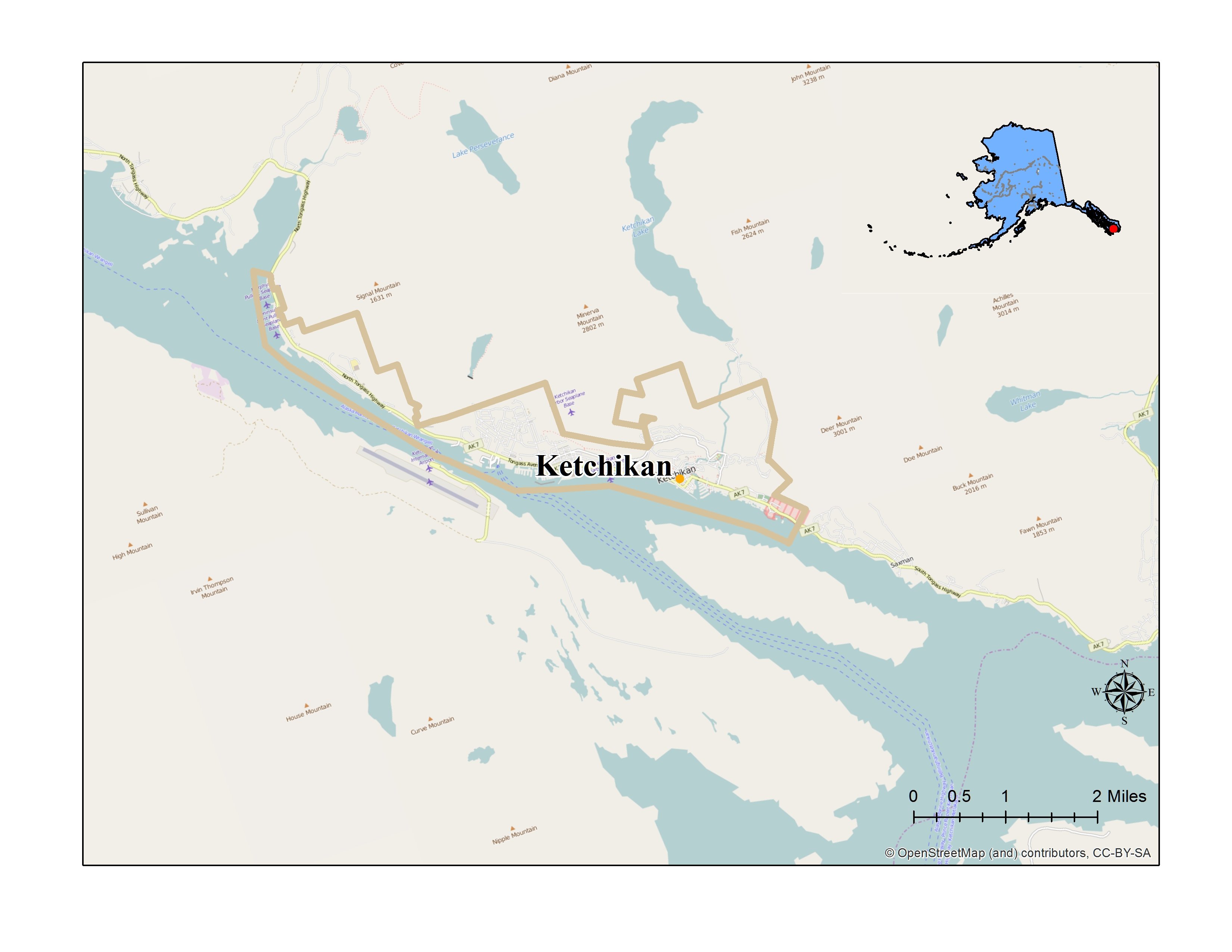 Ketchikan Map