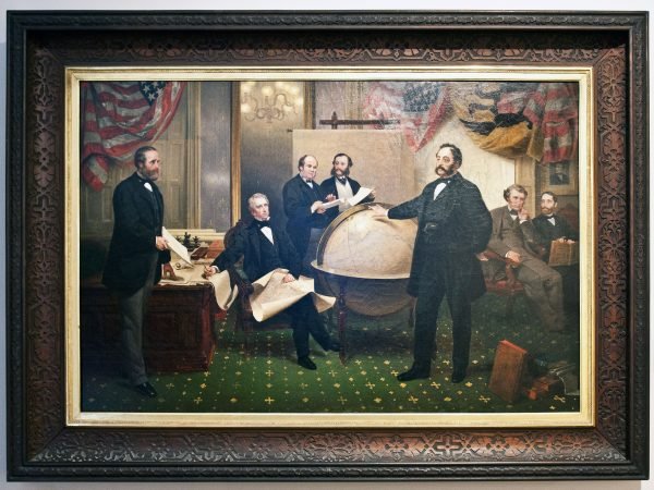 Leutze's "Signing of the Alaska Treaty"