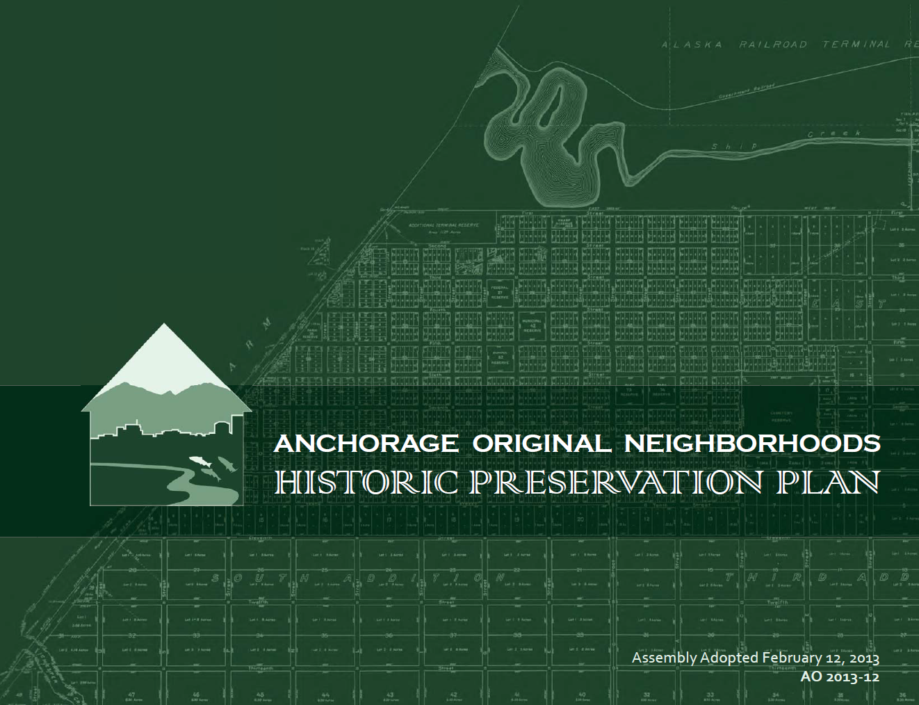 Cover of Anchorage Preservation Plan