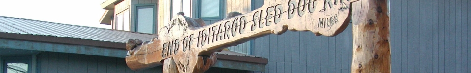 Nome - End of the Iditarod - The world's longest sled dog race - 1,150 miles