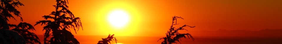 Sunset along Turnagain Arm