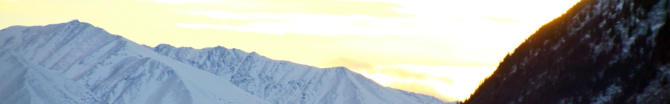 Sunrise along Turnagain Arm